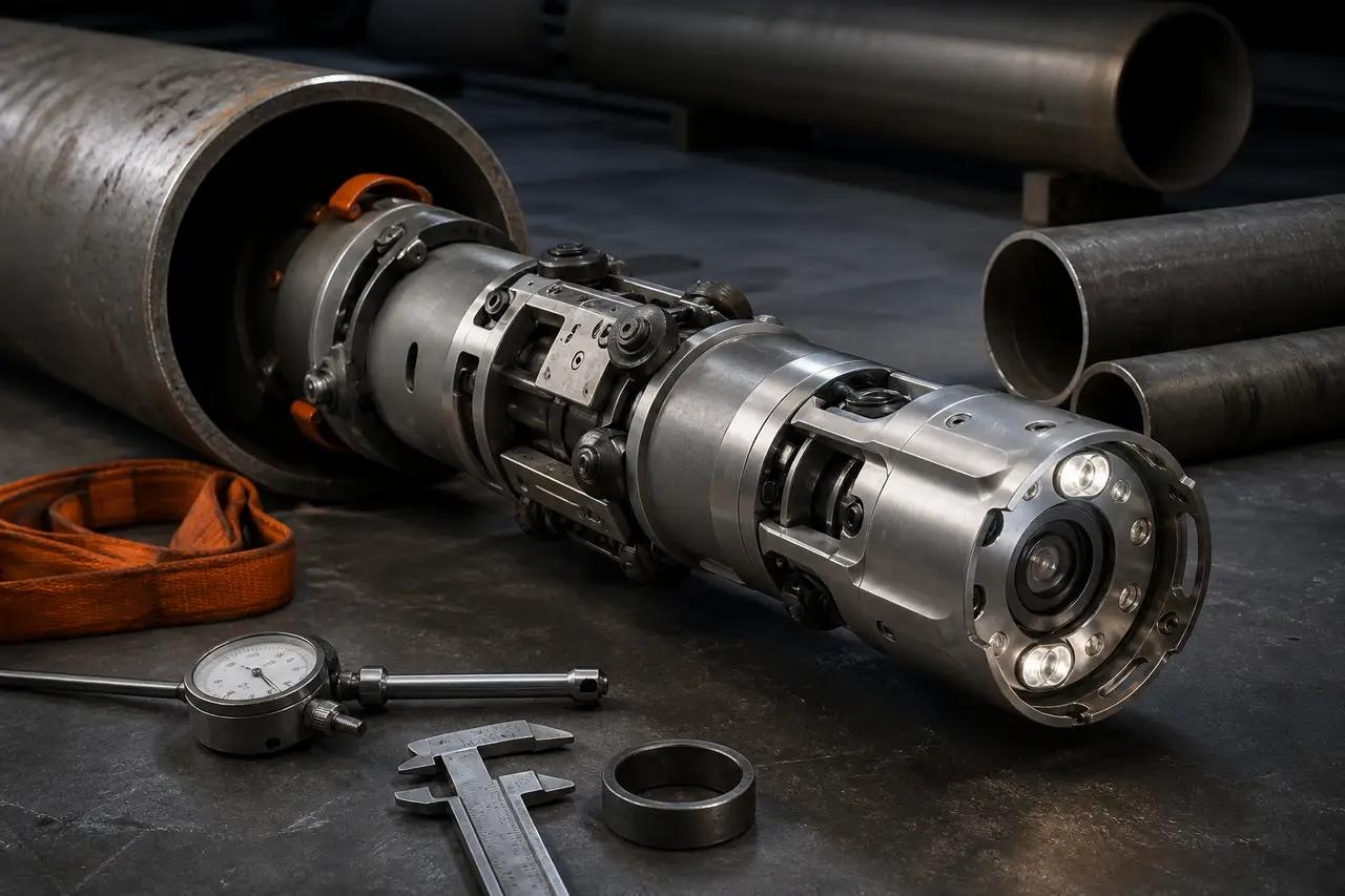 Inspection & Operations pipeline engineering scene